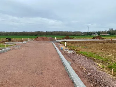 Travaux de voirie en cours d'achèvement